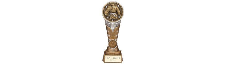 IKON MARTIAL ARTS TROPHY - 4 SIZES - 15CM - 22.5CM IKON MARTIAL ARTS TROPHY - 4 SIZES - 15CM - 22.5CM